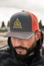 TOPS Trucker Hat Black/Orange